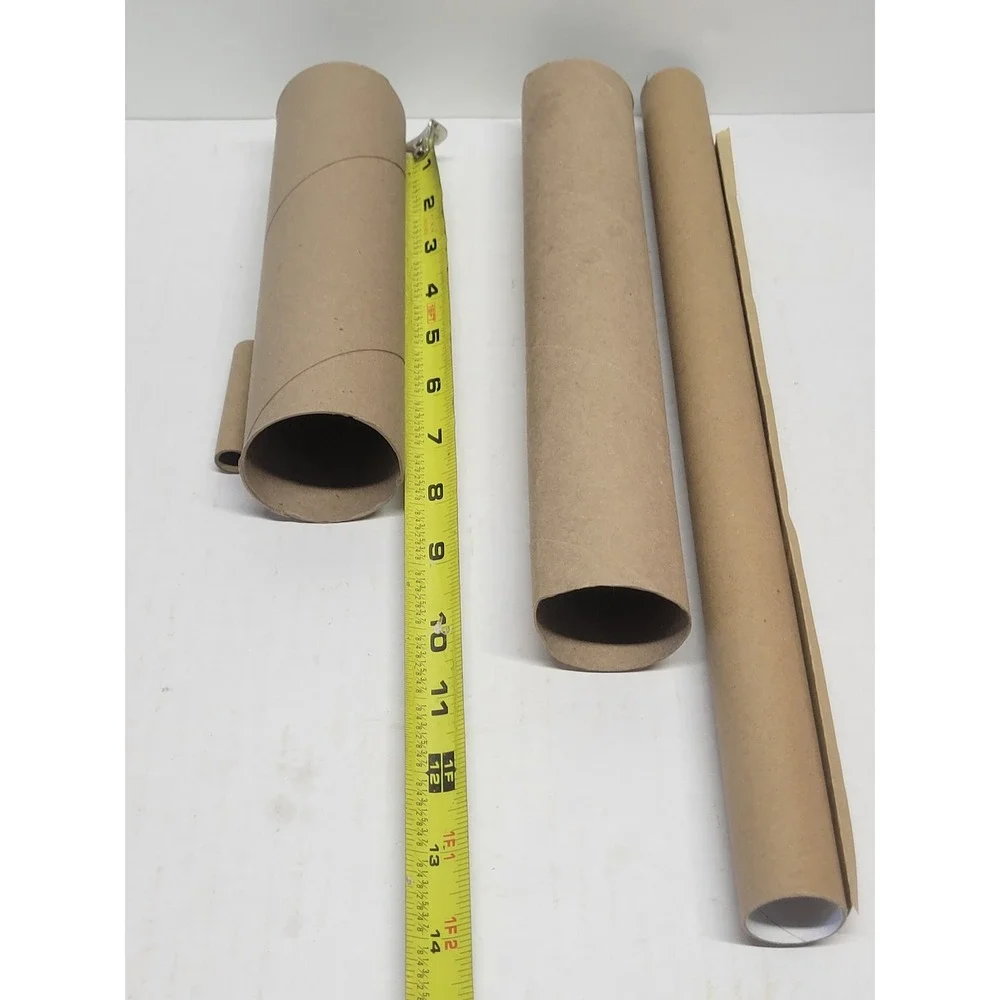 60pc Bulk Lot Assorted‎ Cardboard Tubes Kraft Paper Cores Crafting